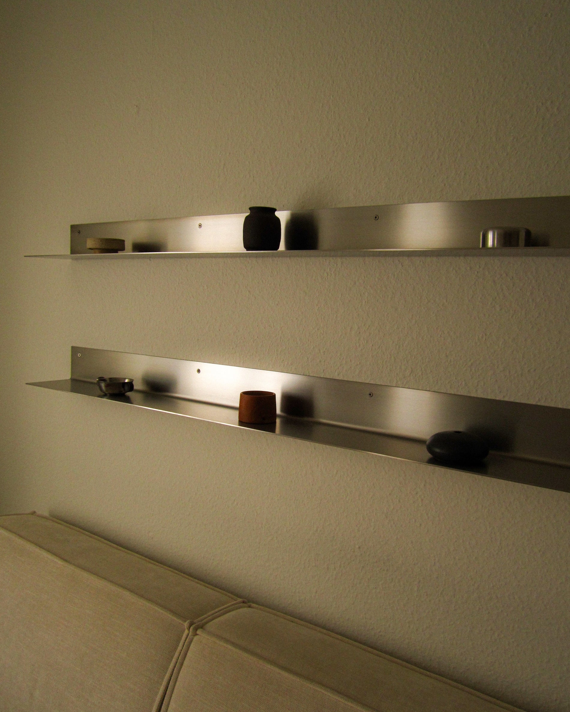 Skagen - Wall-mounted stainless steel shelf