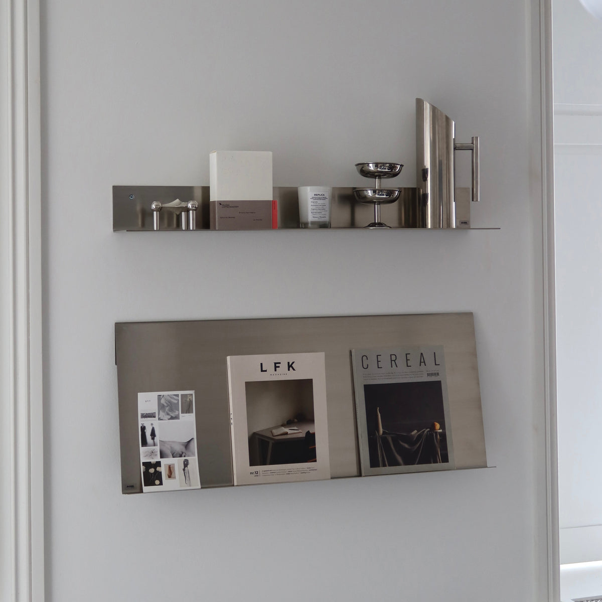 STAHLREGAL SKAGEN & MAGAZINHALTER BODØ SET